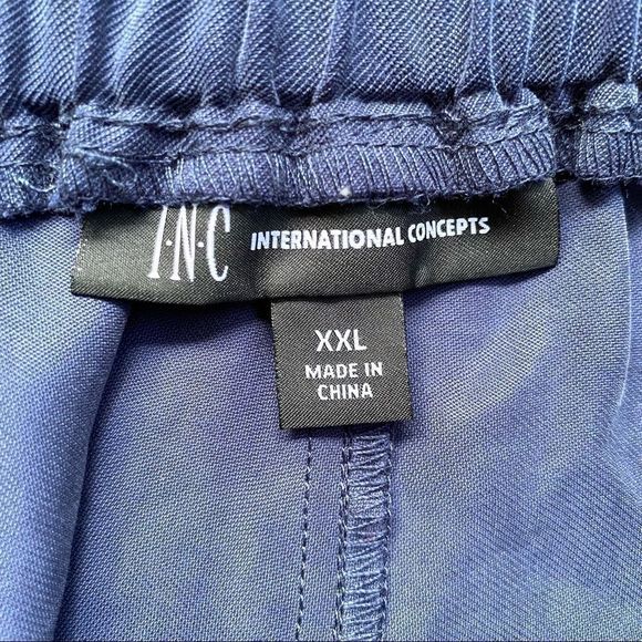 NWT INC International Concepts Cargo Joggers Indigo Sea Joggers Plus Size XXL - Picture 2 of 10